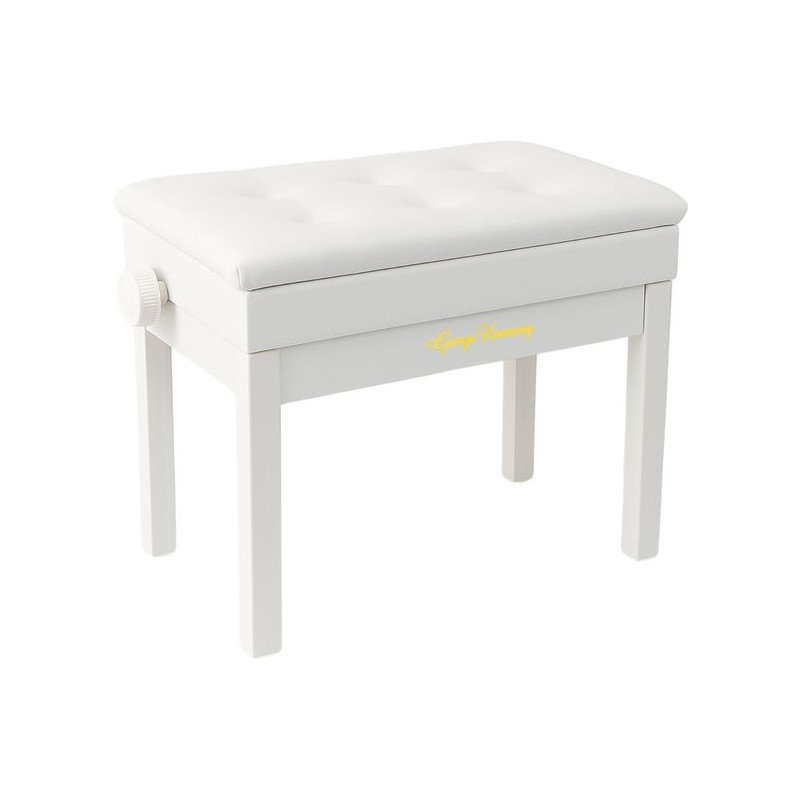GEORGE HENNESEY – Piano Bench (White)...