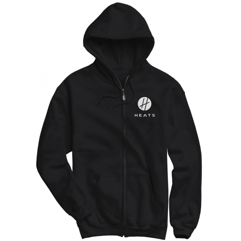 HEATS ‘The Classic’ black zip-up... HEATS ‘The Classic’ black zip-up...