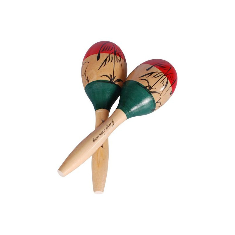 GEORGE HENNESEY - Maracas en bois -...