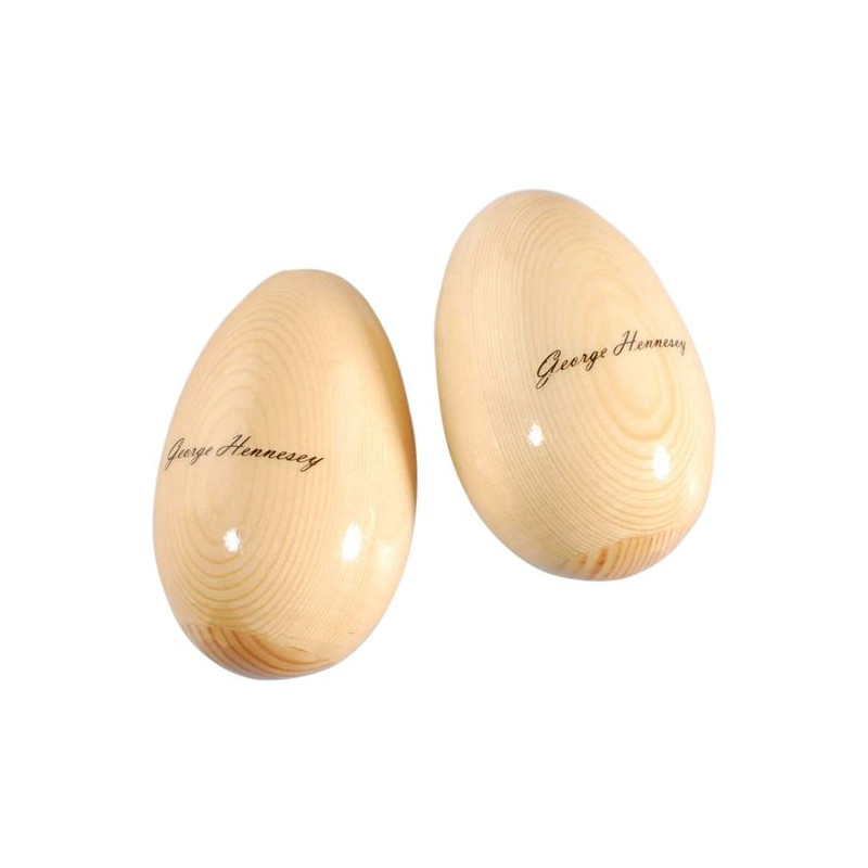 GEORGE HENNESEY - Wooden maracas eggs...
